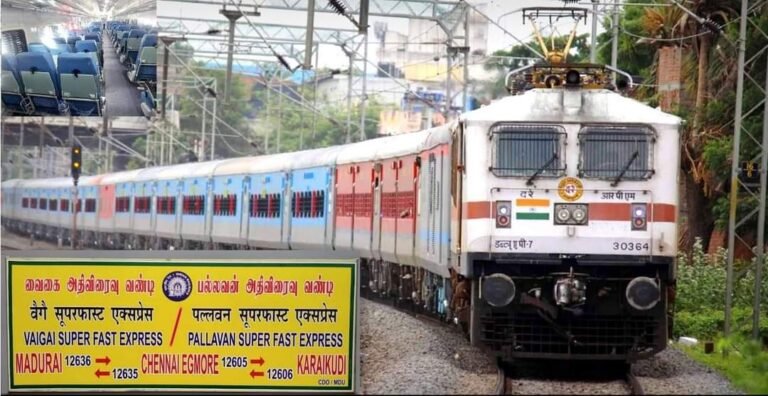 Vaikasi Visakha Festival: Special train service between Madurai and Palani! The Pallavan train will not run from Trichy railway station, said the Trichy Railway Commercial Divisional Manager.