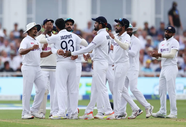 5th Test Against India: England were bowled out for 284 runs in the first Innings.