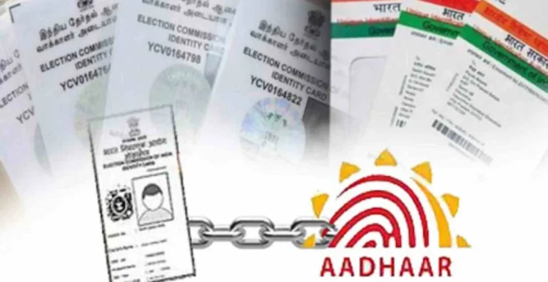 A special camp will be held to link Aadhaar numbers to voter cards.
